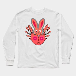 Funny Easter Bunny Egg - Easter Day Long Sleeve T-Shirt